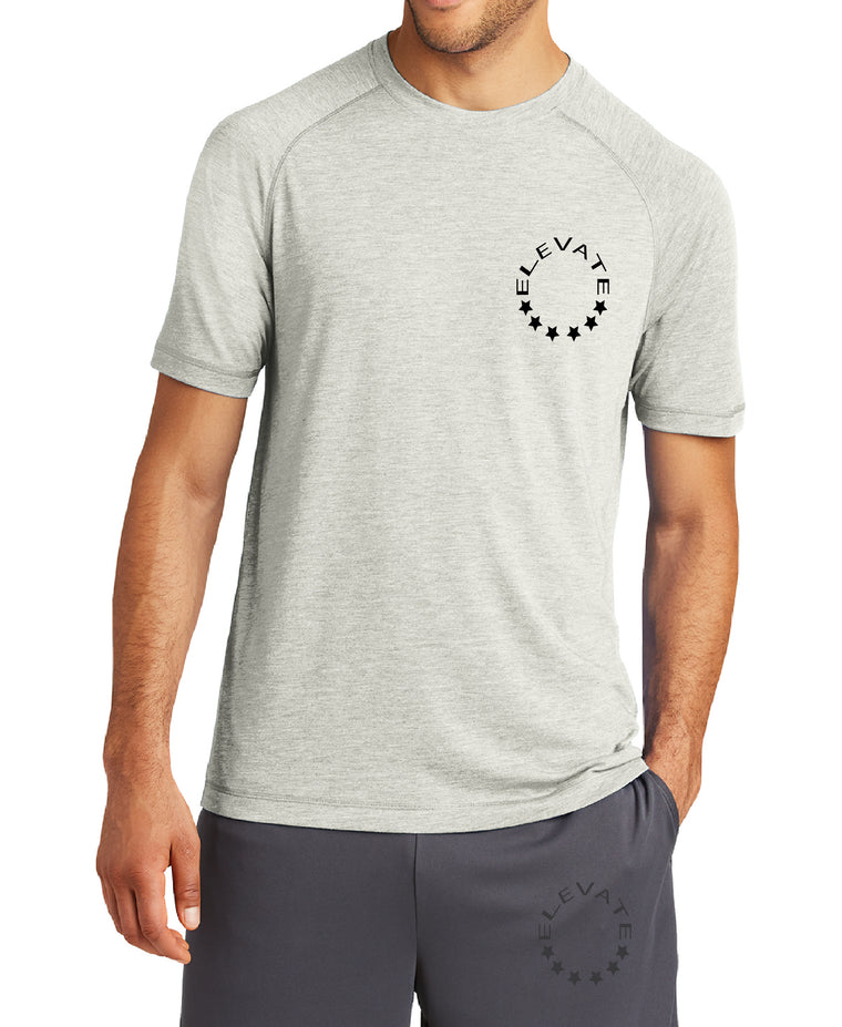 Tri-Blend Wicking Tee - Light Grey Heather
