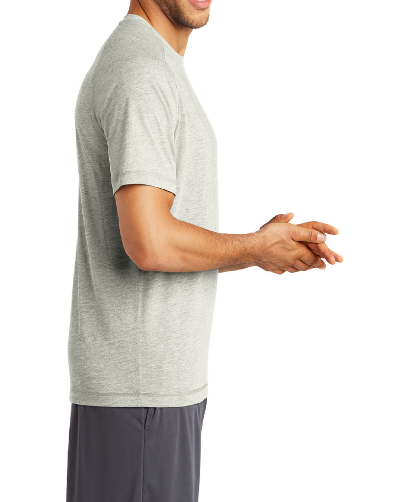 Tri-Blend Wicking Tee - Light Grey Heather