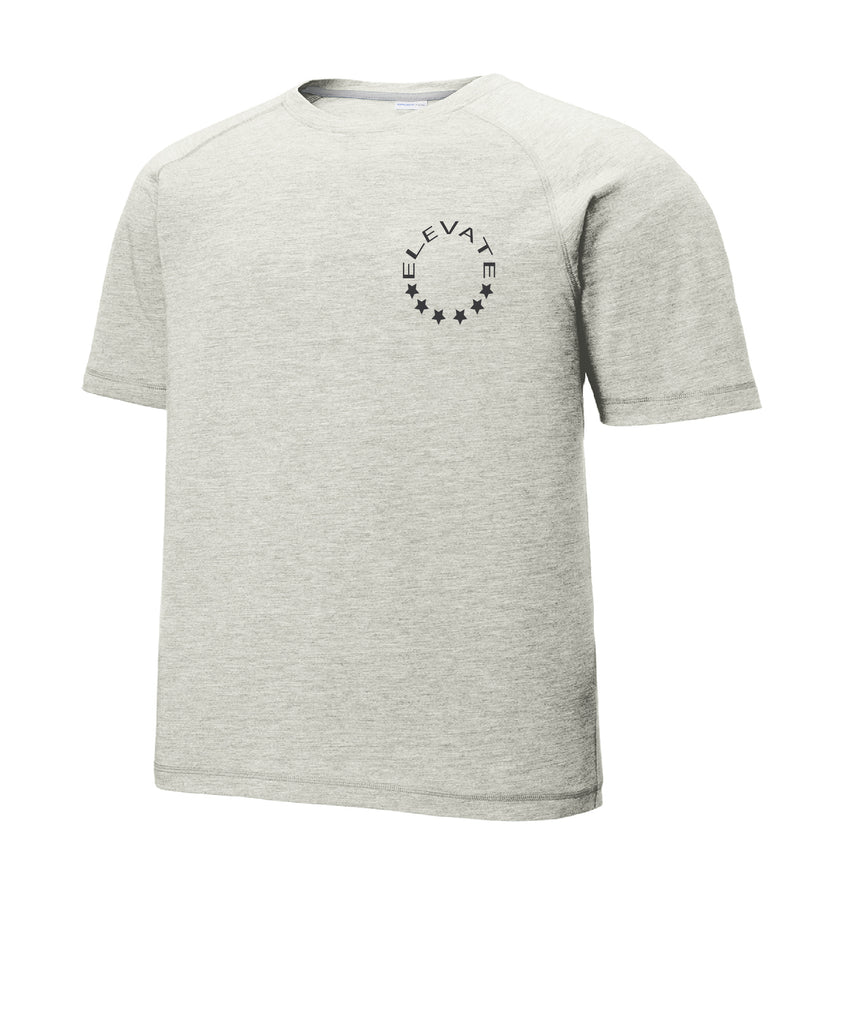 Tri-Blend Wicking Tee - Light Grey Heather