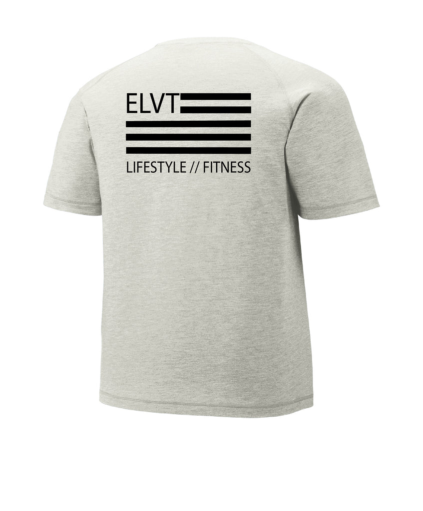 Tri-Blend Wicking Tee - Light Grey Heather