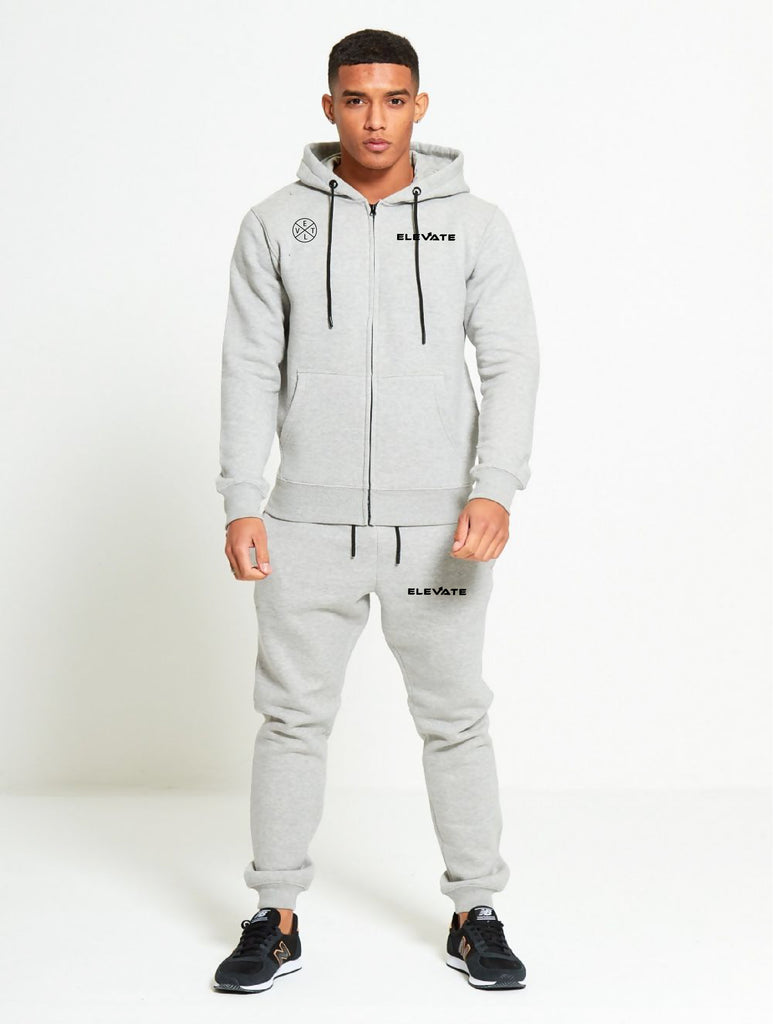Premium Hooded Tracksuit - Grey